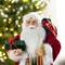 Glitzhome® 24"H Faux Fur Christmas Traditional Santa Figurine